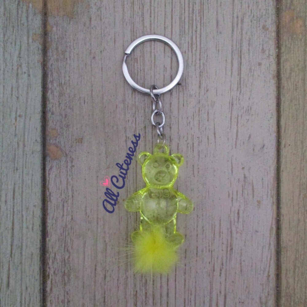 Yellow Bear Keychain